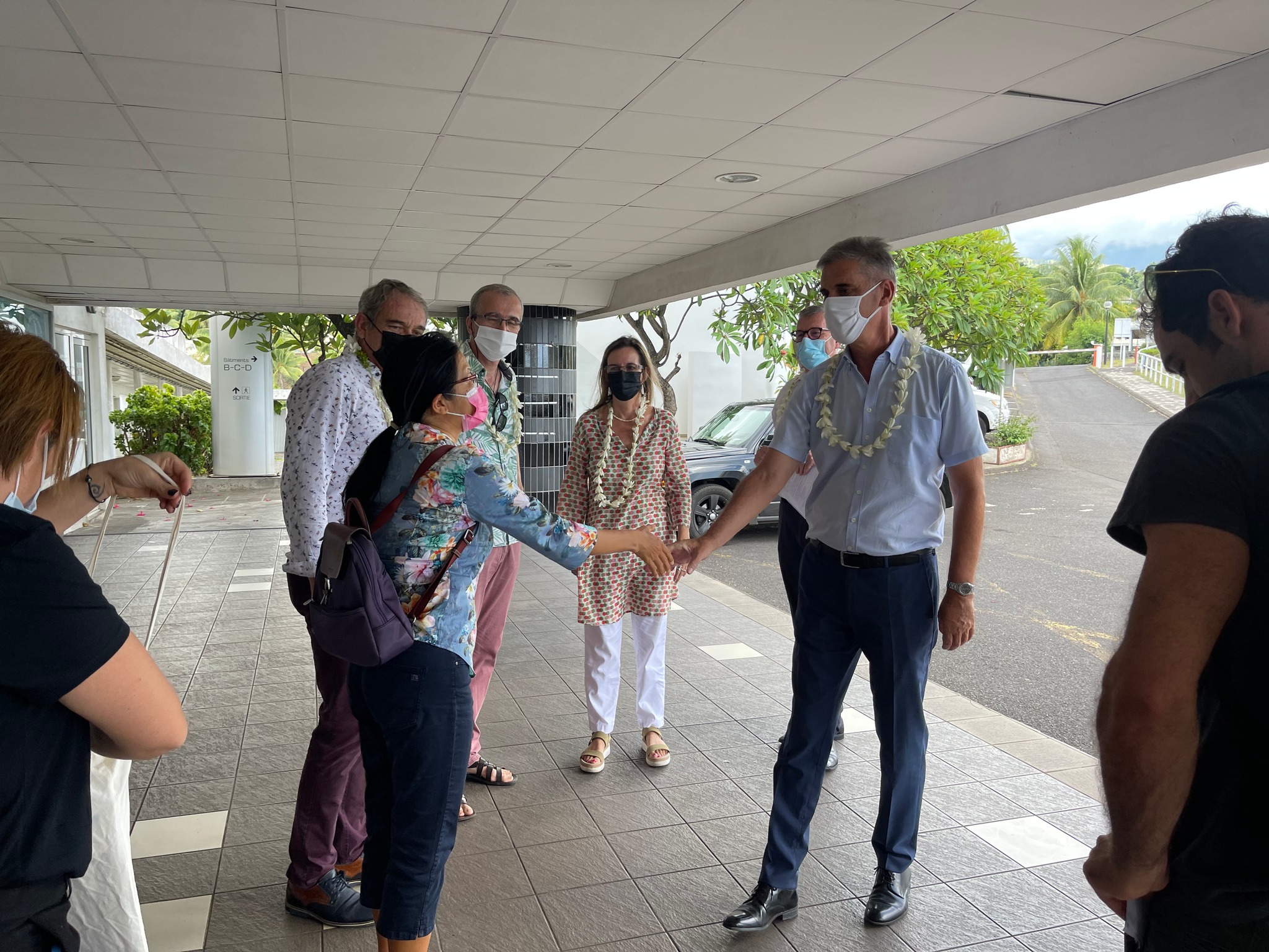 visite du haut-commissaire à l'UPF et UMR EIO