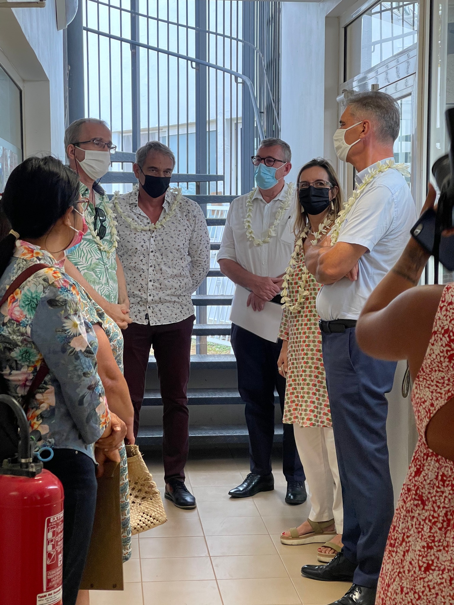visite du haut-commissaire à l'UPF et UMR EIO