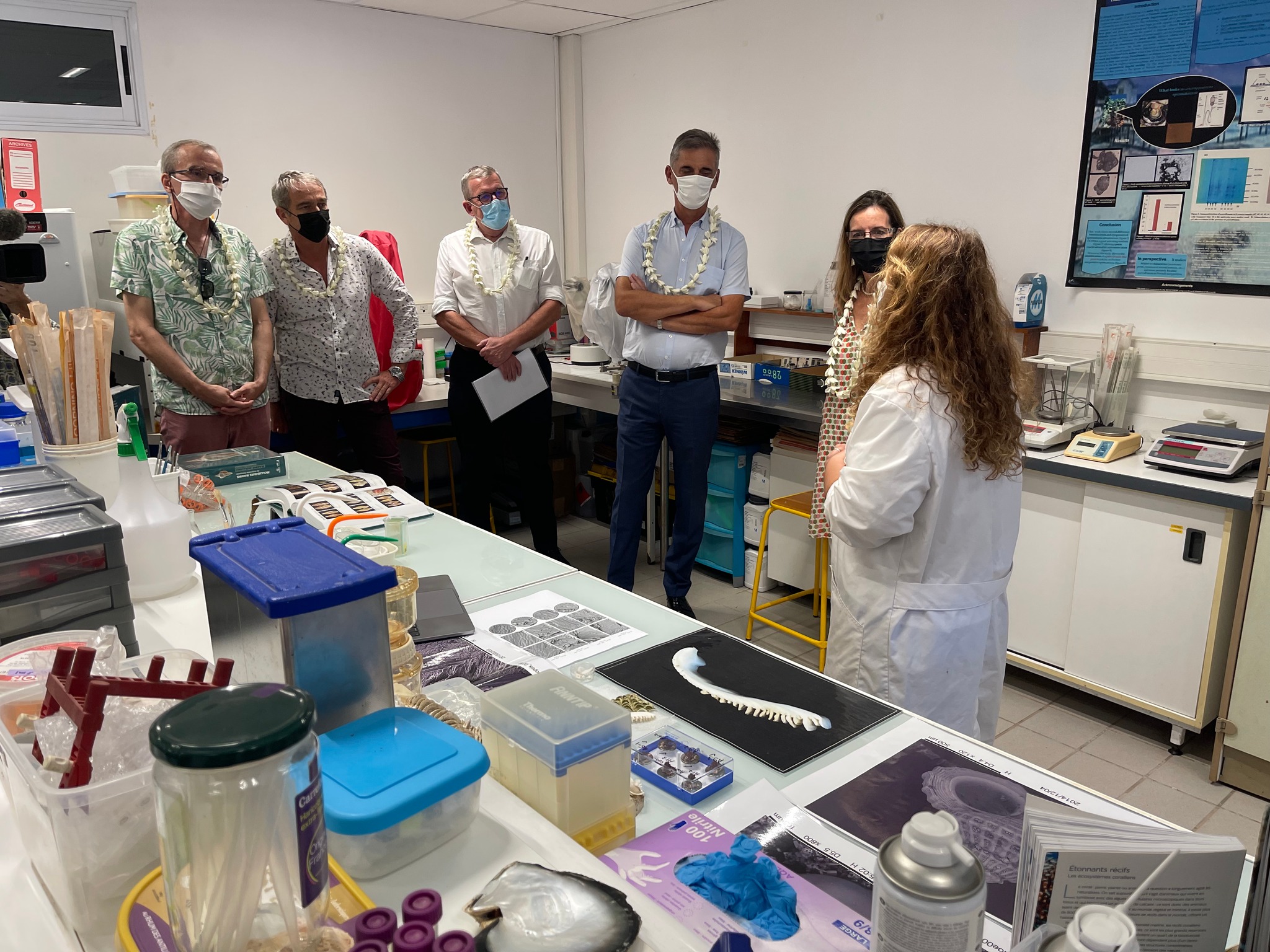 visite du haut-commissaire à l'UPF et UMR EIO