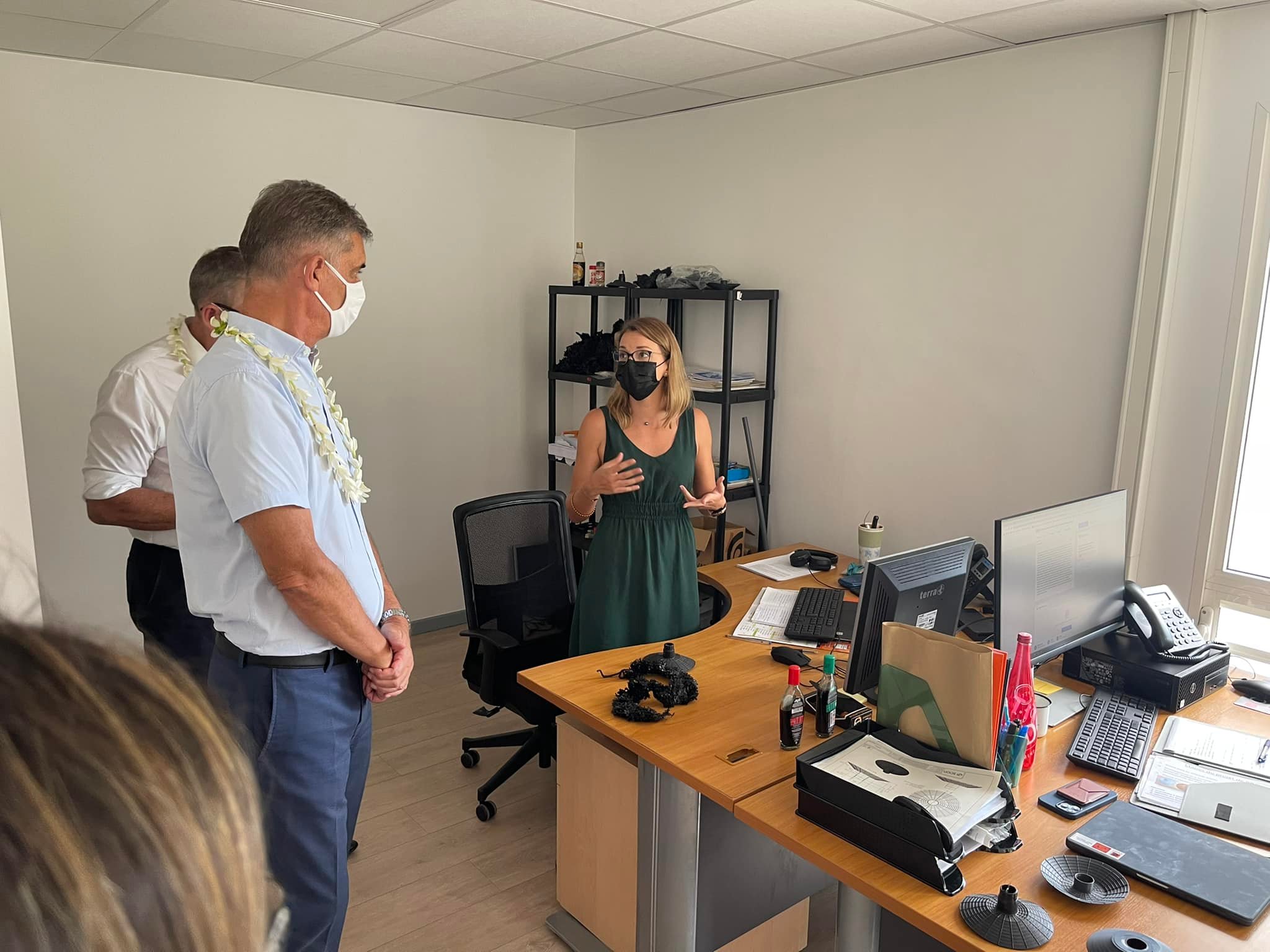 visite du haut-commissaire à l'UPF et UMR EIO