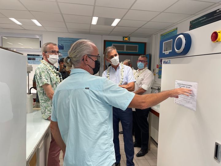 visite du haut-commissaire à l'UPF et UMR EIO