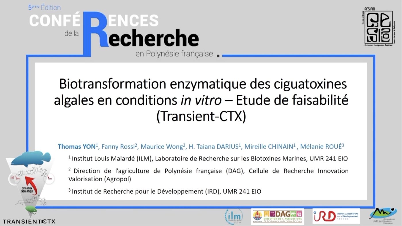 Présentation des résultats Transient CTX
