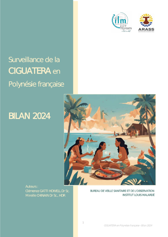 Ciguatera - Couverture du bilan 2024